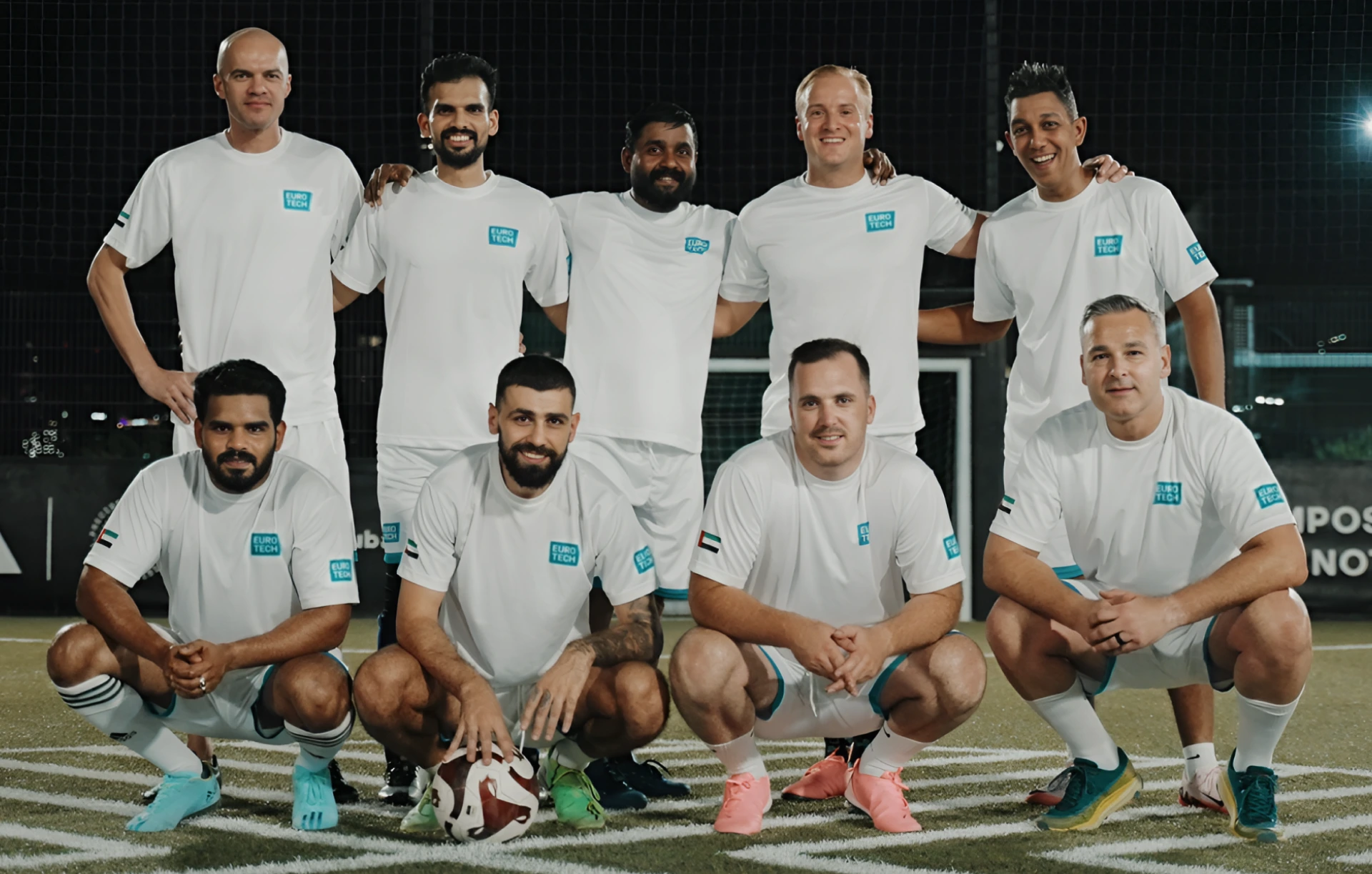 Group Image of the EuroTech football team